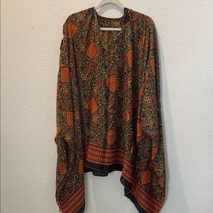 Bohemian Floral Print Women's Top